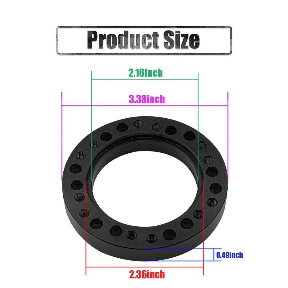 Universal Steering Wheel Hub PCD Adapter Spacer Kit For Momo Nardi OMP Sparco