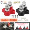 M6 M8 M10 Bus Bar 12V Terminal Block Studs BusBar 12V 5/16" 1/4" Negative Heavy Duty Power Distribution Stud for Truck RV Boat