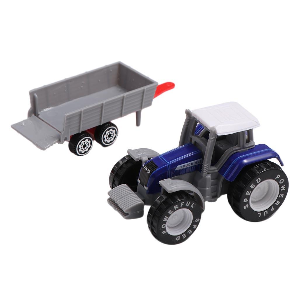 Construction Excavator Tractor Farmer Vehicle Engineering Car Model Tractor Toy Model Car Toys