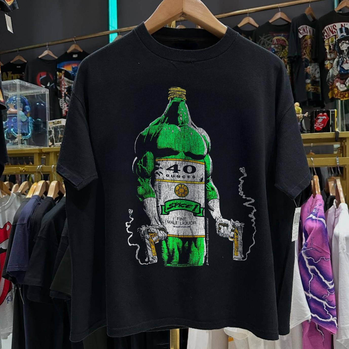 1992 Spice 1 Peace2My9 Aged T-Shirt Black S 4XL