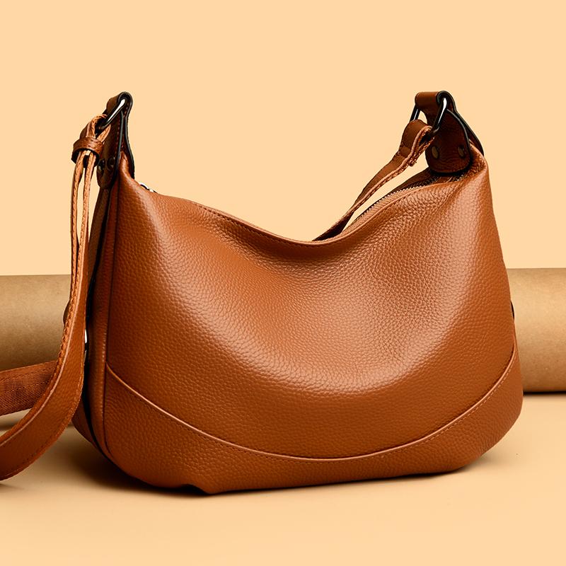 Real Leather Bags for Women Shoulder Bag Large Capacity Bag Casual Soft Luxury Ladies
