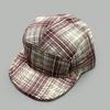 Spring And Autumn Plaid Alphabet Solid Color Baseball Cap Men'S And Women'S Sunshade Flat Brim Color Matching Street Cap