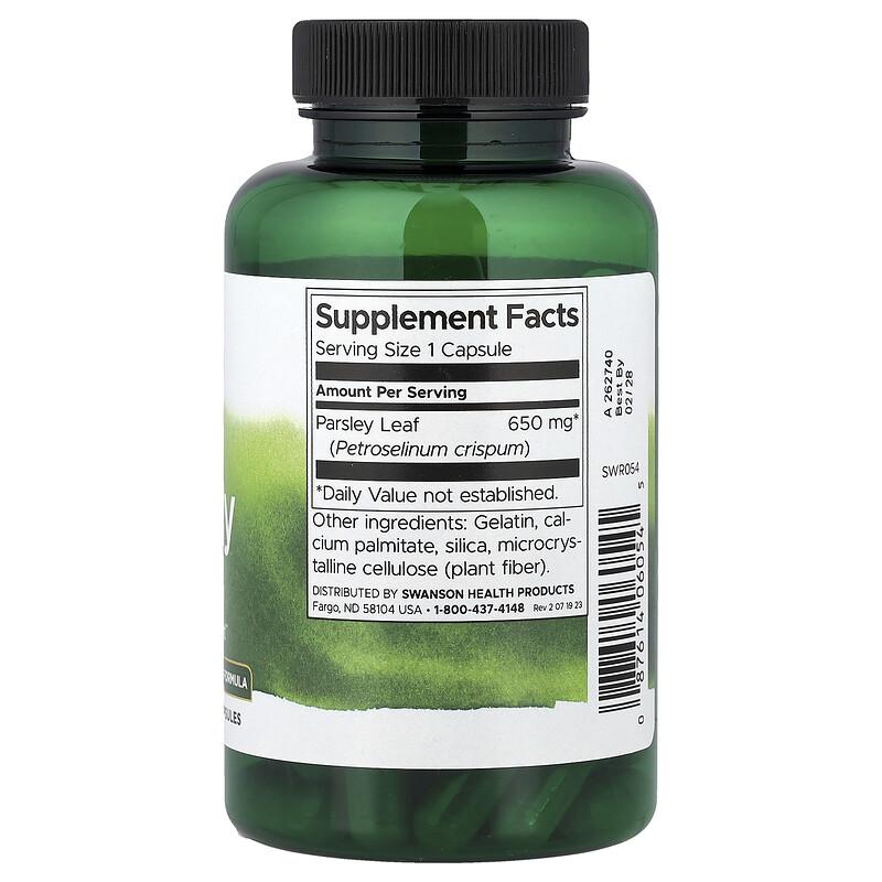 Parsley, 650 Mg , 90 Capsules