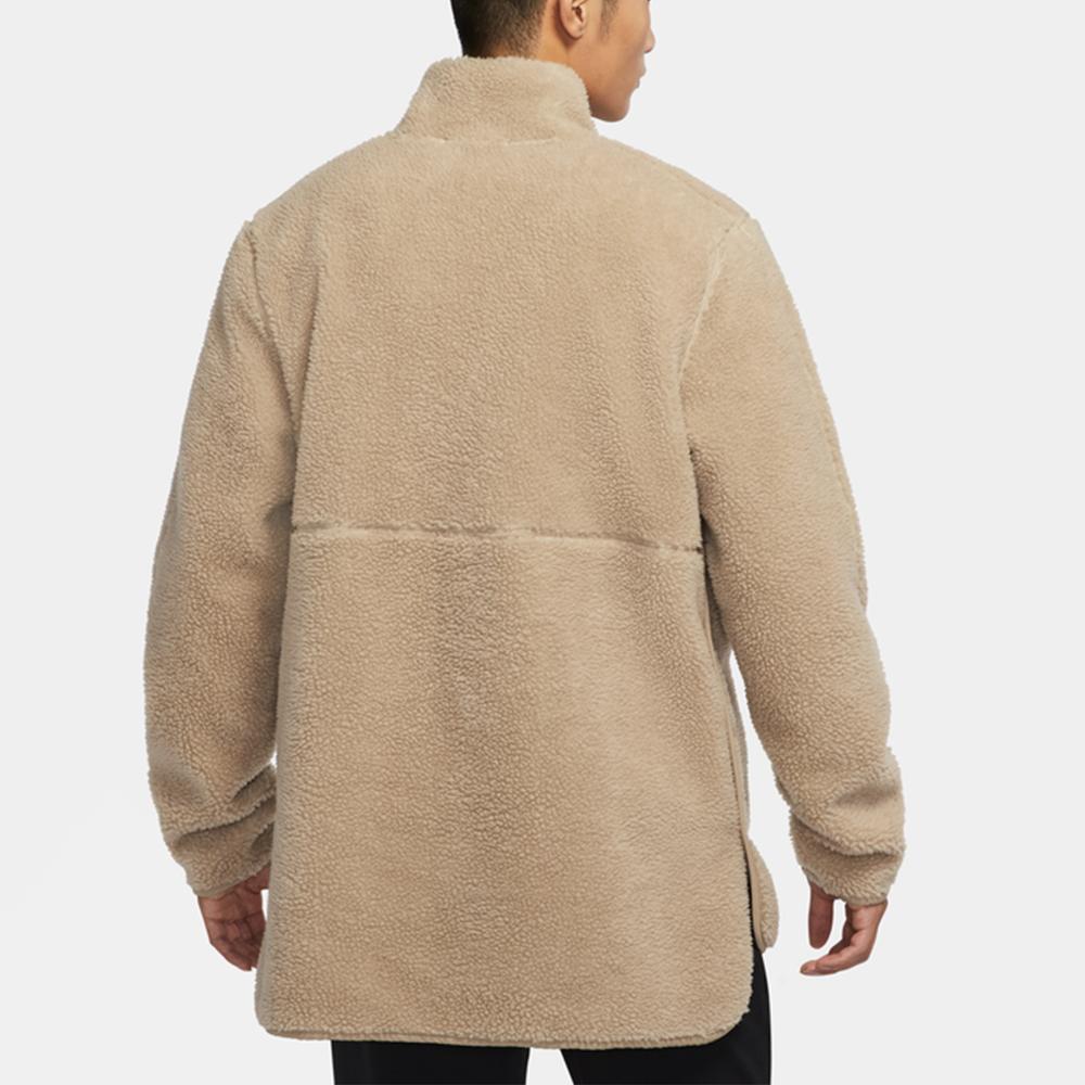 Nike Fleece Warm Half-Zip Sweatshirt Men Tops Khaki DD2183-247