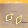 Sophisticated Design Geometric Double Layer Earrings For Women With A Touch Stylish