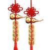 Feng Shui Copper Gourd Five Emperors Coins Hanging Charm