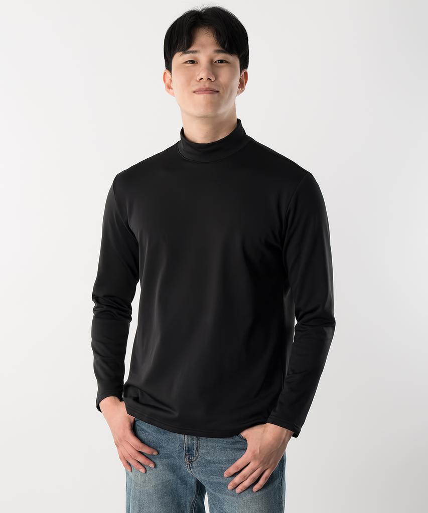 ARMEDES [2Pack] Men'S Brushed Regular Fit Turtleneck T-Shirt Ar-43 (3 Colors)