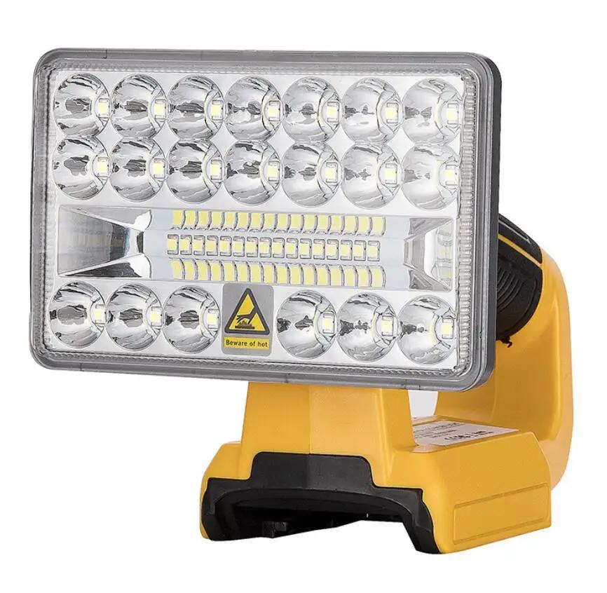 Replace for Dewalt Light 18V LED Tool Light Indoor Outdoor DCB182 DCB201 DCB200 Li-ion Battery Compatible