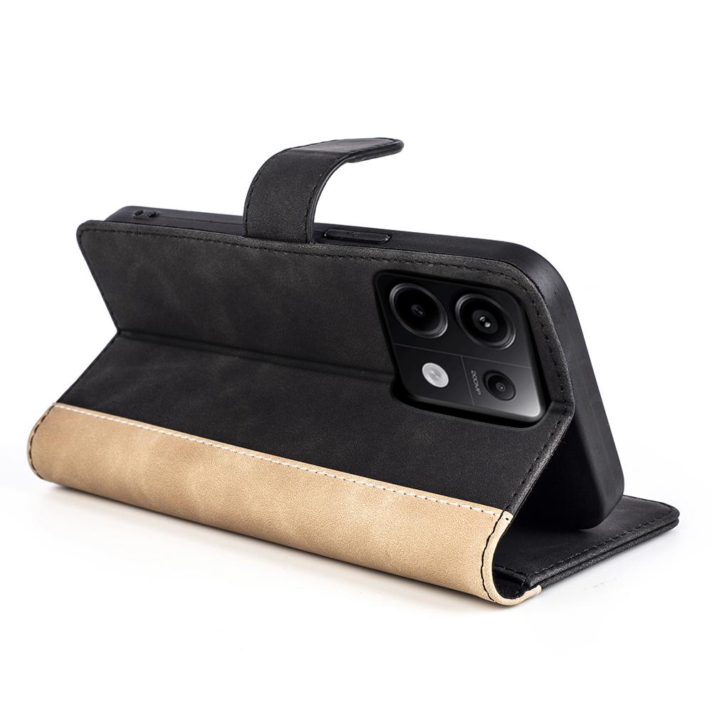 For Xiaomi Redmi Note 13 Pro 5G/Poco X6 5G Case Fully Wrapped PU Leather Wallet Phone Cover