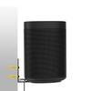 MONZLTECK Väggfäste för Sonos One SL Högtalare Platsbesparande Metallställ