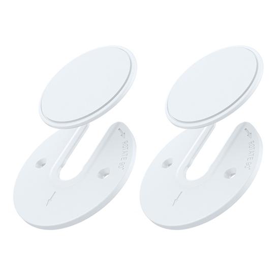 2Pcs Wall Mount Bracket Universal Rotatable Safe Adjustable Tablet Phone Storage