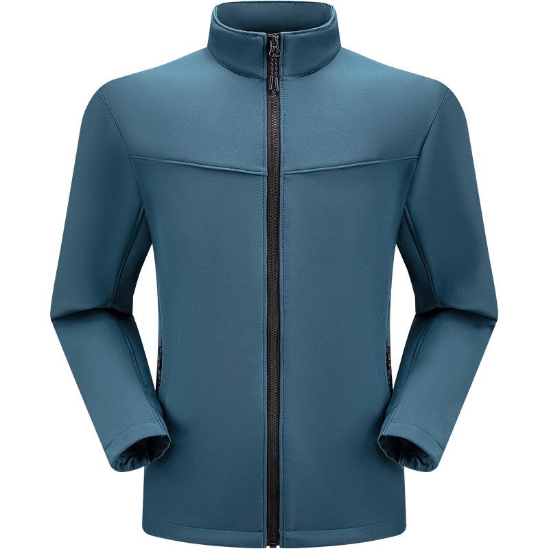 Men s Anti-Static Camouflage Jacket with Logo - Fleece-Lined, Windproof, Waterproof, Outdoor Workwear Stand-Up Collar. 2XL