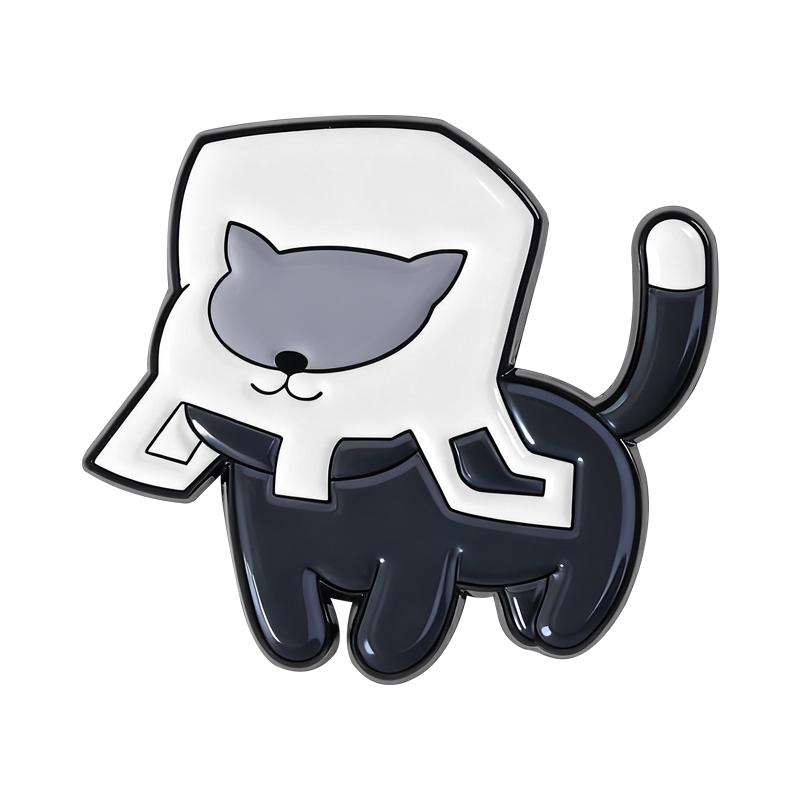 Cuty Cats Enamel Pins Hide and Seek Lazy Kitten In Sofa Brooches Lapel Badges Clothes Cartoon Animal Jewelry Gift for Friends