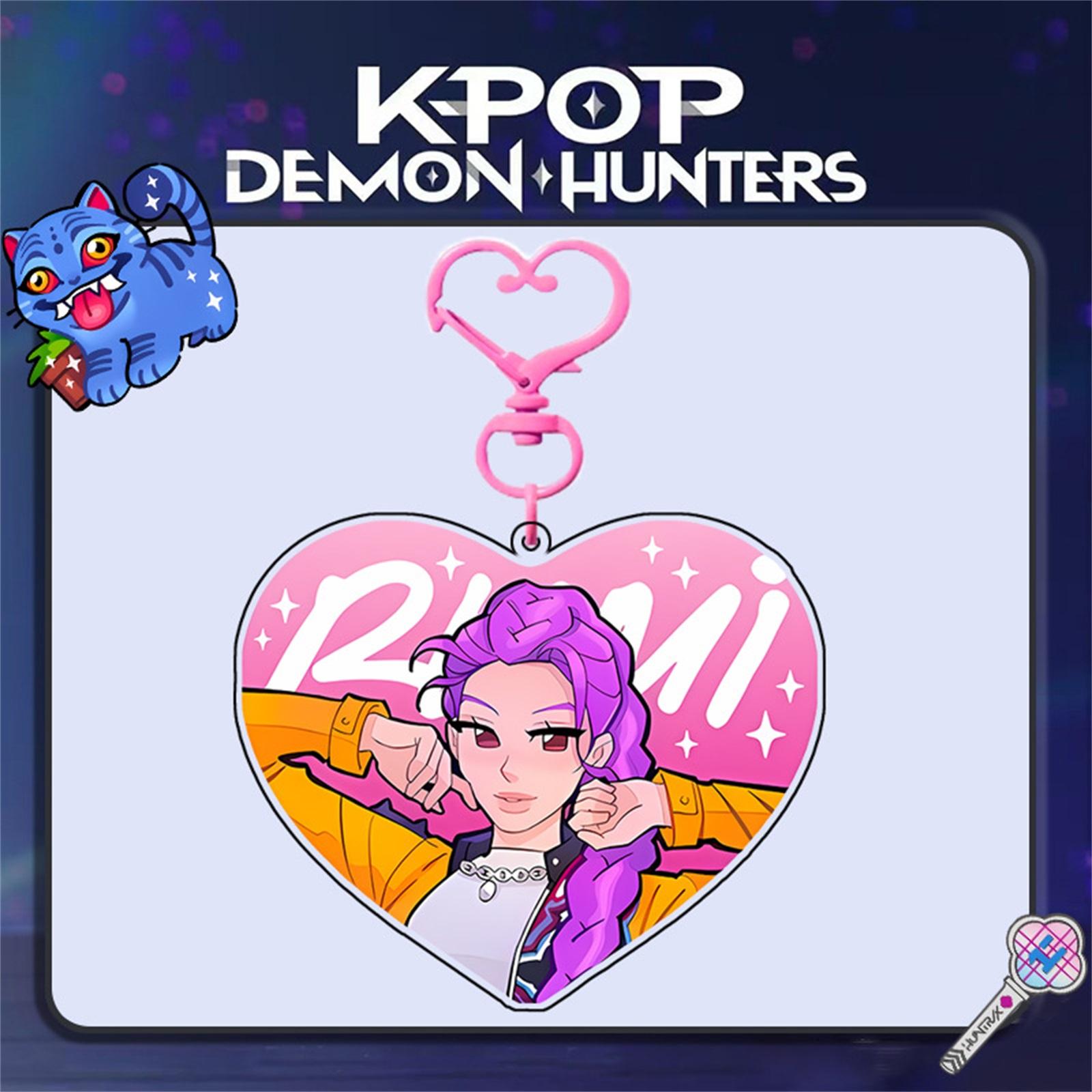 

Cartoon Anime Movie Transparent Acrylic Keychain Pendant, Exquisite Gift Hanging Accessories For Backpacks One Size