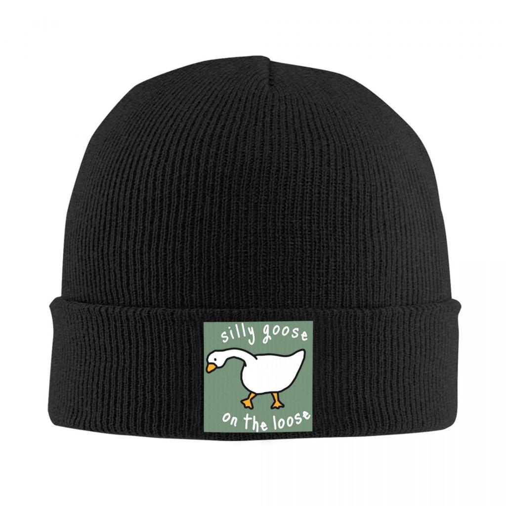 Got Too Silly Goose Funny Warm Knitted Cap Fashion Bonnet Hat Autumn Winter Outdoor Beanies Hats for Men Women Adult