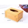 The Tissue Paper Box Is Made of Bamboo and Wood Suitable for Paper Towel Storage Restaurant and Hotel Issue Paper Boxes