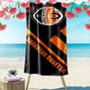 Large Beach Towel with Shakhtar Donetsk FC Crest, Quick Dry, Soft and Absorbent, for Soccer Fan Beach Pool Travel