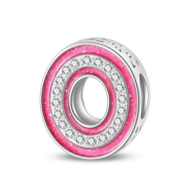 Fashion Barbie Pink Alphabet Beads DIY Bracelet Jewelry Making Kit with Charms