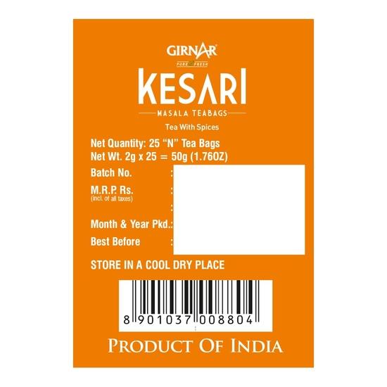 Girnar Kesari Masala Tee (25 Teebeutel)
