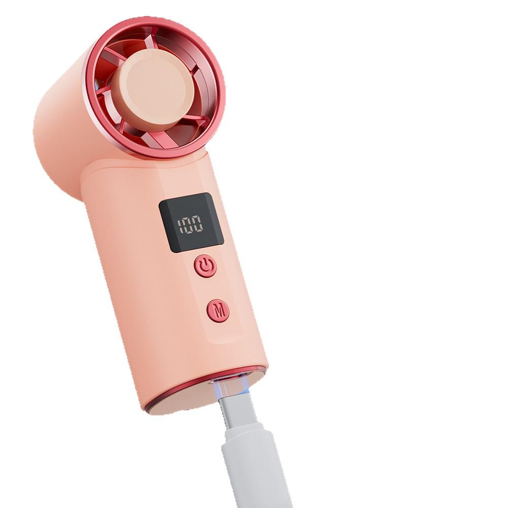 Compact High-Speed Handheld Silent Fan with Turbine Technology