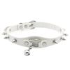 Collana girocollo nera borchiata Rivetto Borchia Punk Rock Campanellino Ecopelle Gotico Collare Donna Chocker Ragazze Harajuku Costume Gioiello Gotico
