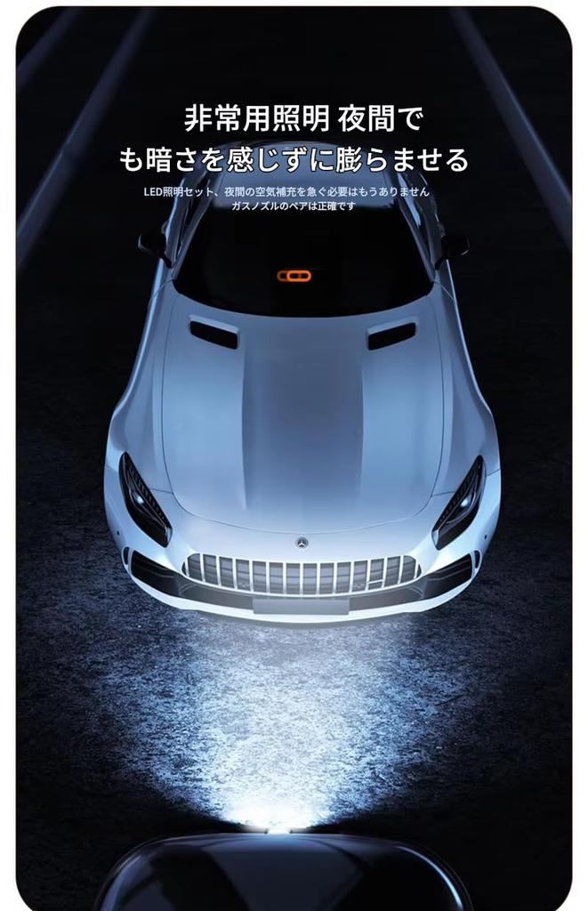 Zmart LEIBOO Wired/Wireless Car Air Compressor, 150 PSI, Portable Electric Tire Inflator Pump for Motorcycles, Bicycles, and Automobile Tire Balls