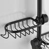 Kitchen Faucet Storage Rack, Sponge Soap Drainage Storage Rack, Hanging Sink Storage Rack with Towel Bar
