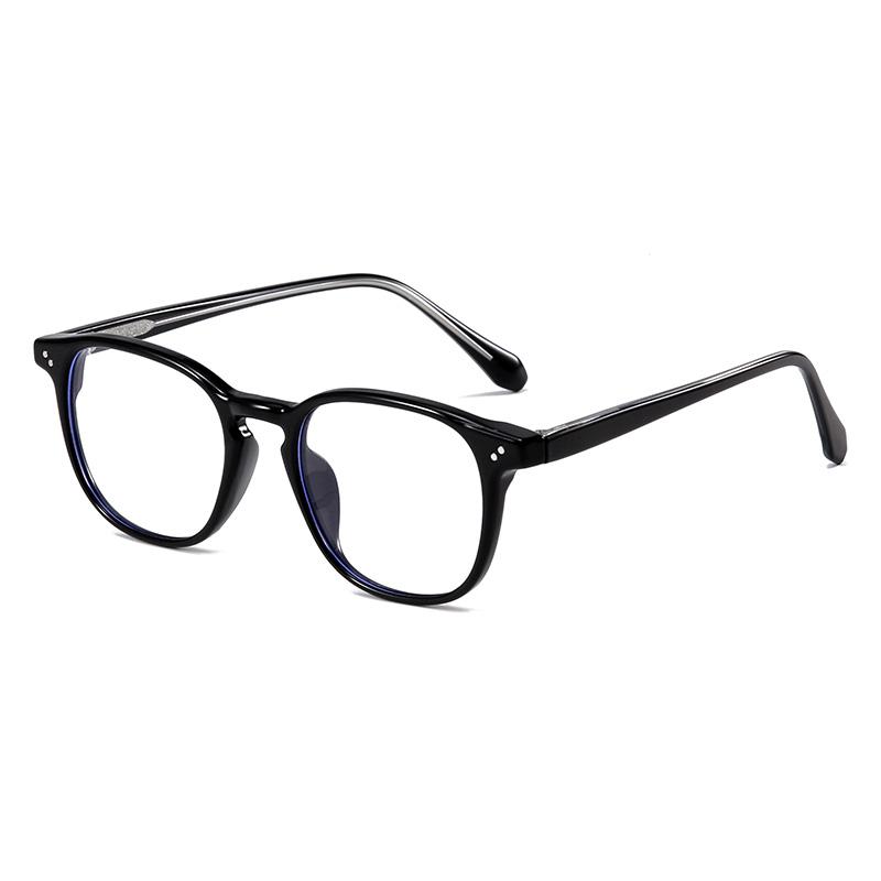 -0.5 -0.75 To -6.0  Square Customize Prescription Eyeglasses Women Men Anti-Reflective Student Finished Glasses Nearsighted