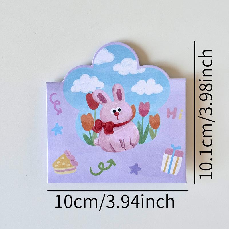 Cartoon Zoo Foldable Birthday Card - Handwritten Surprise Message Gift