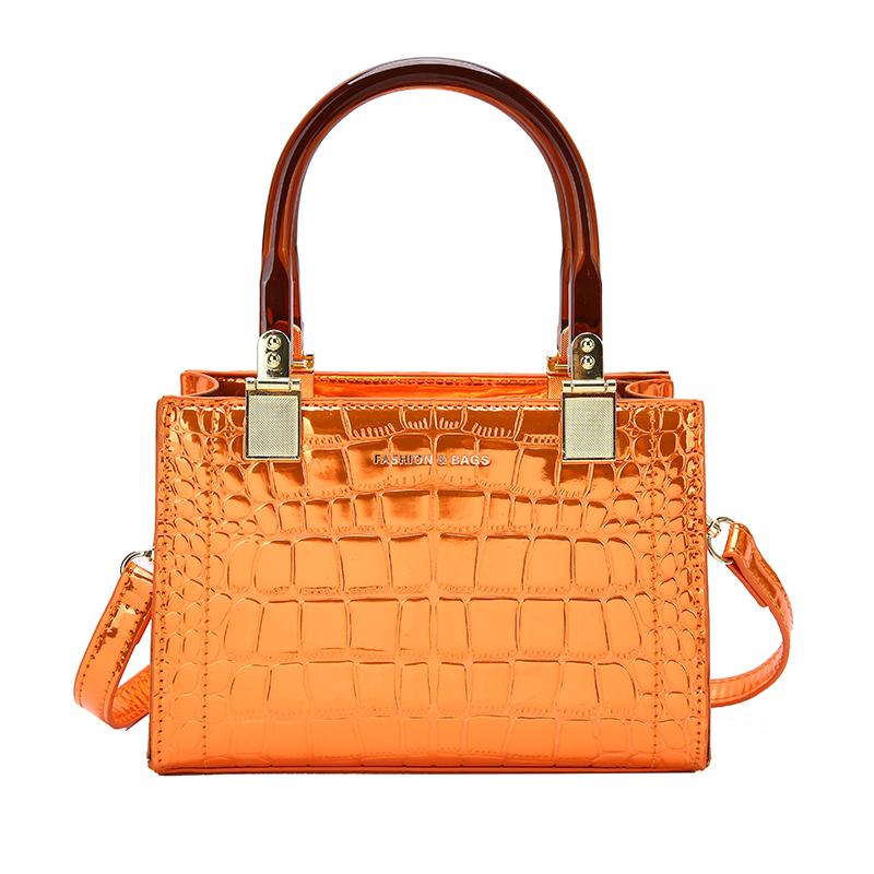 

Модные сумки для женщин, новые роскошные дизайнерские кошельки и сумки, глянцевая уличная сумка через плечо с каменным узором 20x14x9cm