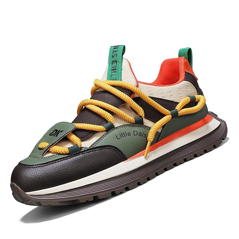 Putian men's shoes spring new high-end casual student versatile running sports shoes platform Forrest Gump dad trendy shoes