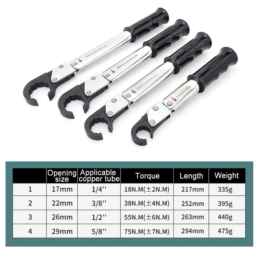 Ratcheting Torque Wrench Precision Torque Tool HVAC Repair Wrench