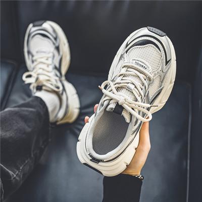Men's Large-sized Anti Slip and Wear-resistant Fashionable Retro Thick Sole Running Shoes Trendy Shoes Sports Shoes Casual Shoes
