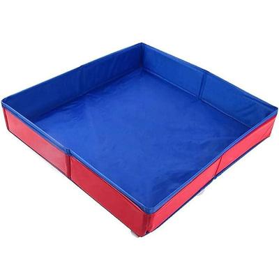 Faltbarer Sandkasten aus Oxford-Stoff, 50 * 50 cm, Sandkastenspielzeug für Kinder im Freien, tragbarer Sandkasten-Strandspielzeug