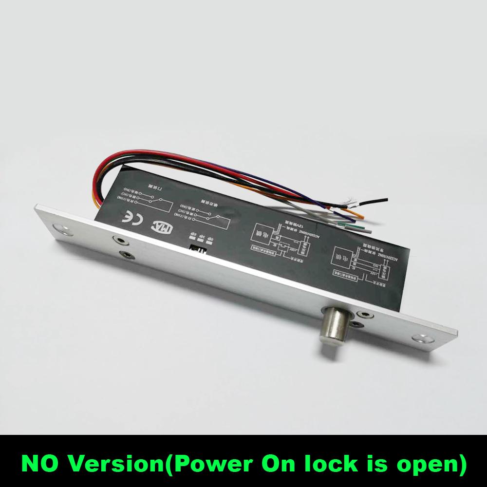 DC12V Electric Lock Magnetic NC/NO Output with Timer Mortise Door Lock Fail Safe fail Secure Bolt Mortise Door Lock