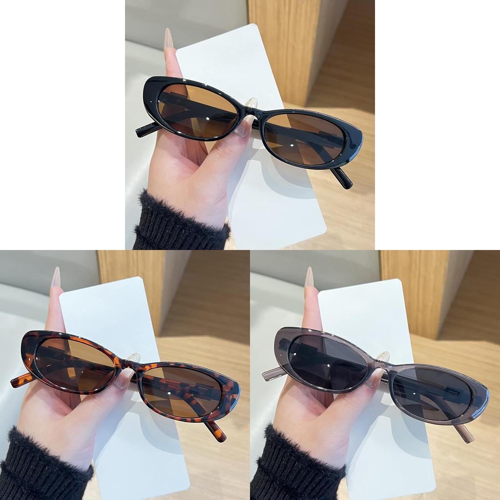 Vintage Chinese Style Oval Sunglasses With Uv390 Protection For Summer Travel And Fashion