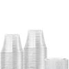 10 Stück/Set Plastik-Joghurt-Parfait-Becher 180/250ml mit Deckeln und Löffeln Puddingbecher Klare Aufbewahrungsbehälter Küchenzubehör