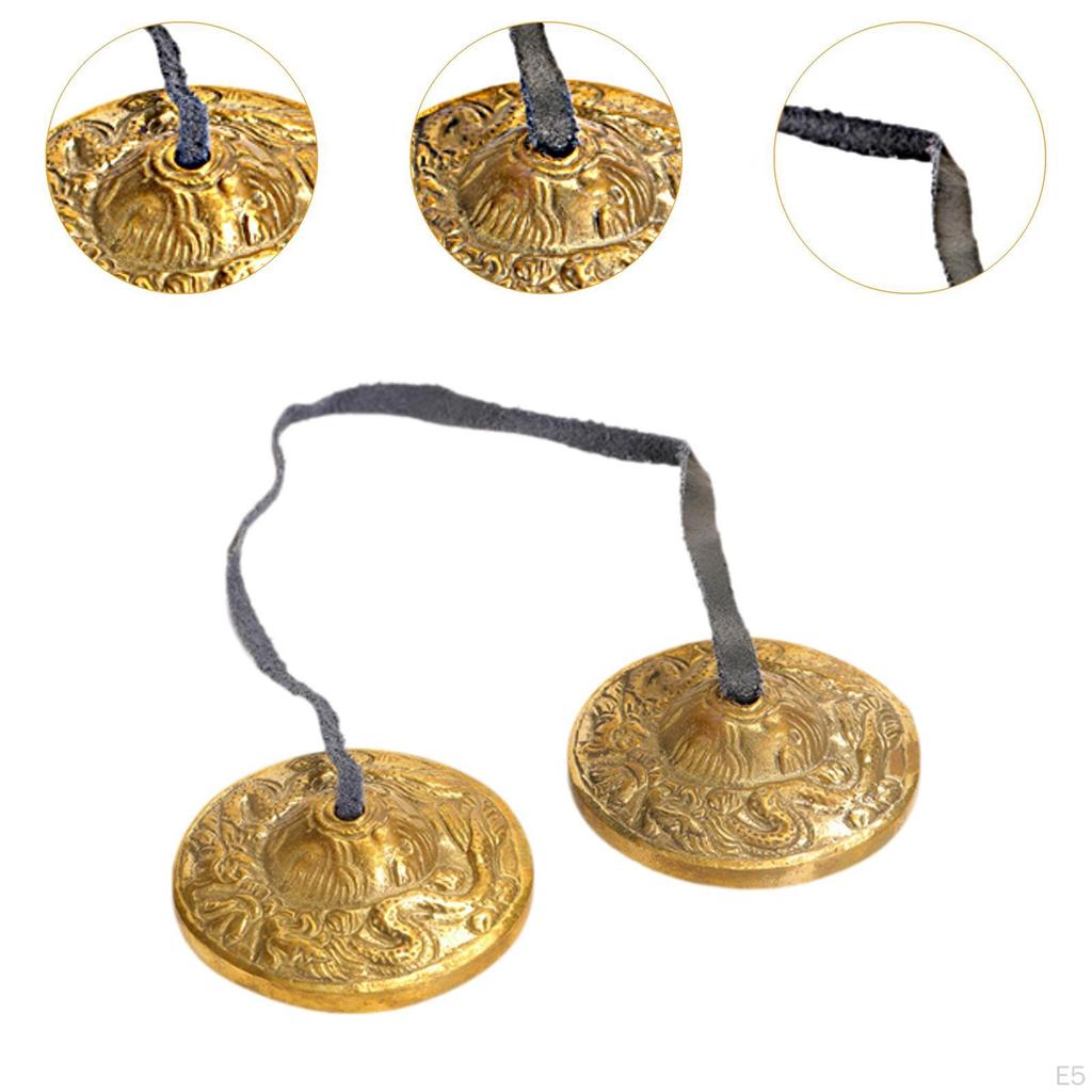Chime Bells Tingsha Cymbals 6.5cm for Meditation Practice