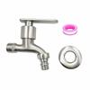 304 Stainless Steel Faucet, Washing Machine Connection Faucet, for Home Kitchen Bathroom Stainless Steel Faucet, Single-Hole Installation