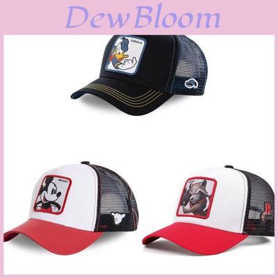 Mickey Mouse Embroidered Baseball Cap With Breathable Mesh For Summer Outdoor Activities