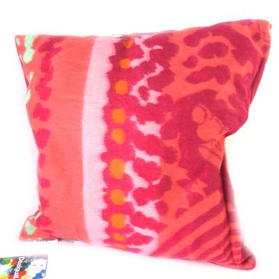 [M8498] - Designerkissen 'Desigual' rot (40x40 cm)