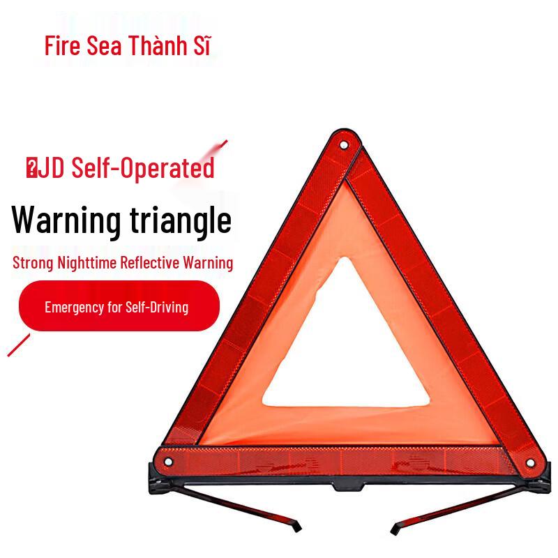 Flame Warrior Car Warning Triangle