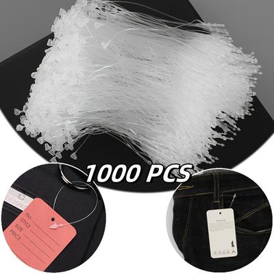 1000pcs/pack Clothing Tags Shoes Tag Rope Labels Management Accessories Plastic Jewelry Accessories Hang Tag Sturdy