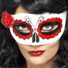 Smiffys Unisex Adult Day Of The Dead Eye Mask