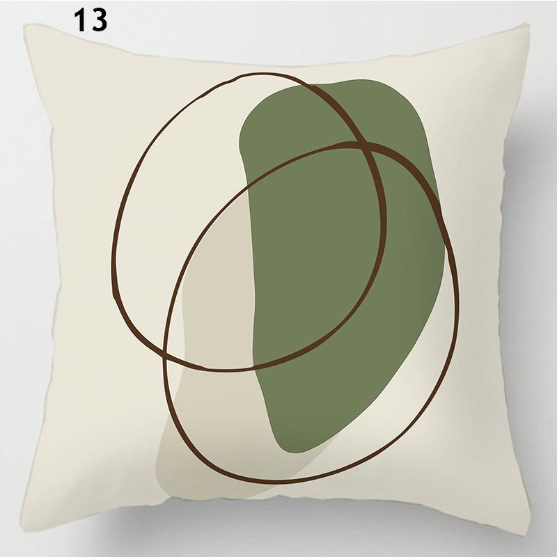 Чешский полосатый лист наволочка, декоративные наволочки на пояс, наволочка, квадратный домашний декор, наволочка 45x45 см, зеленый