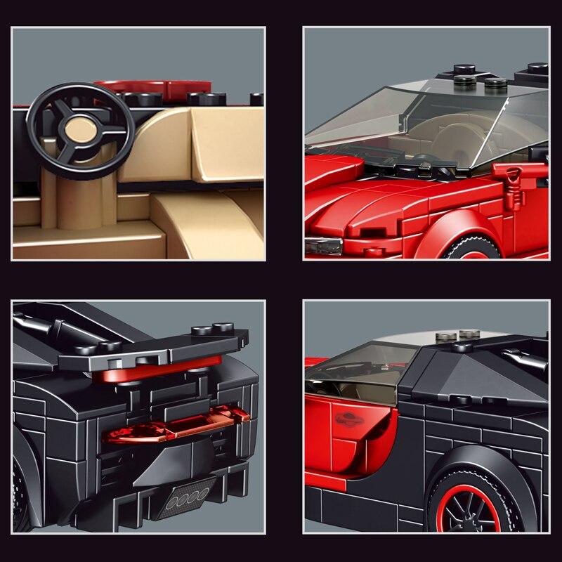 MOULD KING 27027 Technische Modellauto-Bausteine für Jungen, Speed Car mit Displaybox, Konstruktionsspielzeug für Kinder