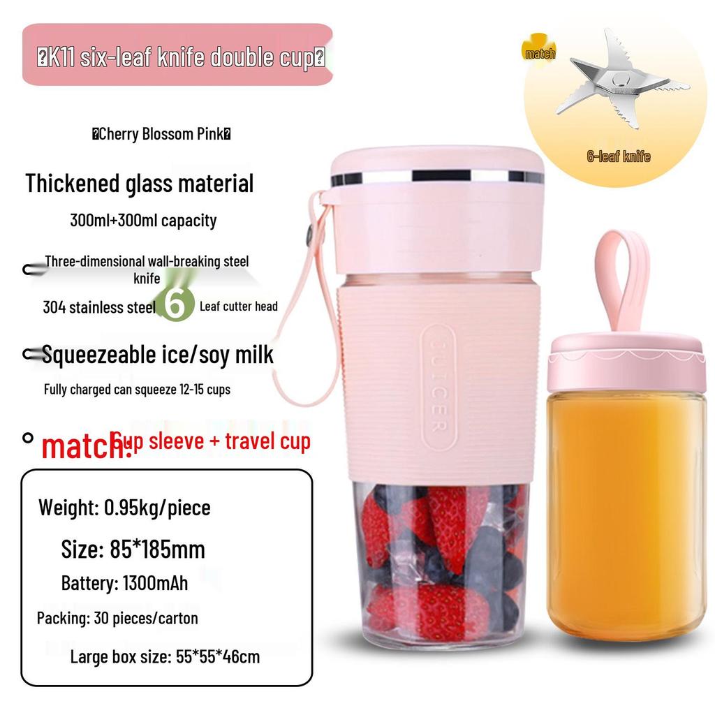 Compact Multifunctional Electric Juicer - Portable Household Juice Cup