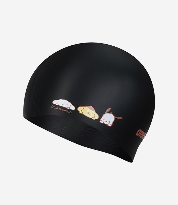 Alena Sanrio Characters Silicone Swim Cap A6Ac1Ac86Blk