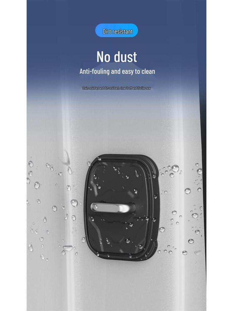 MINI Car Door Lock Anti-Collision Pad & Muting Cover