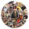50 Crazy Monkey Cartoon Stickers: Fun, Creative, Waterproof Suitcase & Desktop Decorations